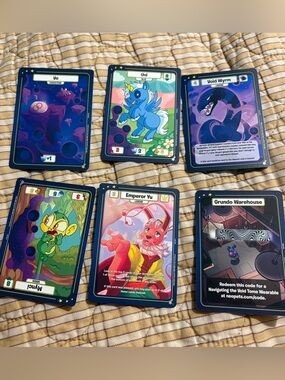 Neopets TCG The Void Within 6-Card Lot - UNSCRATCHED Code Card + Foil Void Wyrm
